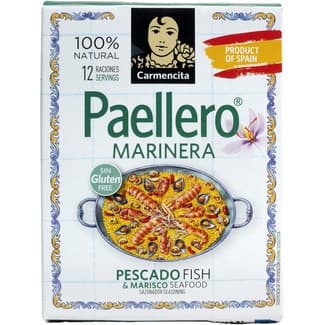 Paellero Marinera sazonador para paella 3 sobres para 12 raciones envase 12 g -