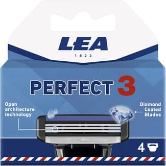 Recambios de maquinilla de afeitar Perfect 3 estuche 4 unidades -
