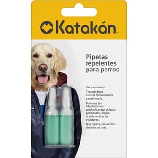 Pipetas repelentes para perros envase 2 unidades 1,5 ml -