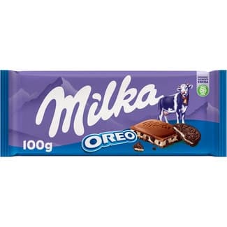 Chocolate con leche relleno de galletas Oreo tableta 100 g -