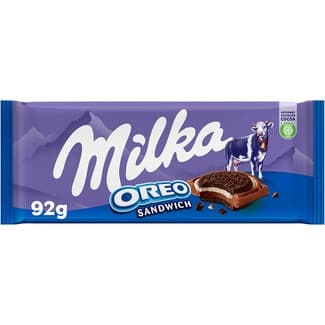 Oreo Sandwich chocolate con leche y galleta Oreo tableta 92 g -