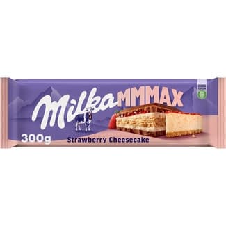MMMAX Cheesecake chocolate con leche relleno con tarta de queso tableta 300 g -