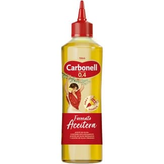 Aceite de oliva suave 0,4º botella 460 ml formato aceitera tapón dosificador -