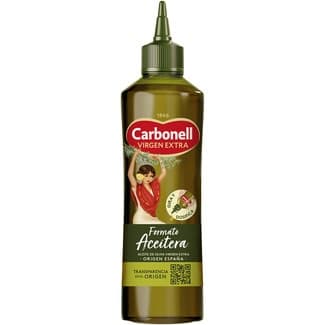 Aceite de oliva virgen extra botella 460 ml formato aceitera tapón dosificador -