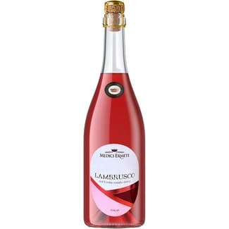 Vino rosado lambrusco dulce frizzante de Italia botella 75 cl -