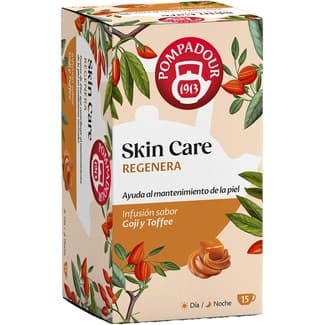 Infusión Skin Care Regenera sabor goji y toffe estuche 15 bolsitas -
