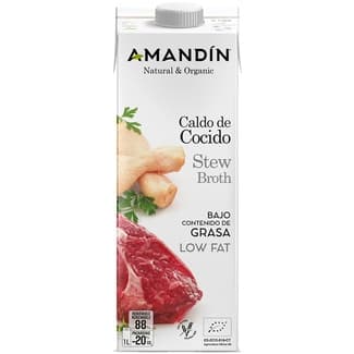 Caldo de cocido ecológico y sin gluten envase 1 l -