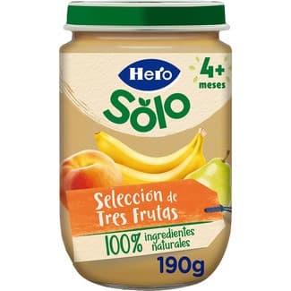 Tarrito de selección de tres frutas desde 4 meses tarro 190 g -