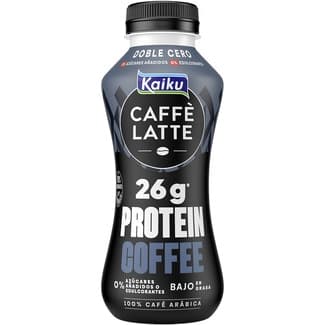 Caffé Latte proteínas 0% azúcares añadidos 0% edulcorantes botella 330 ml -