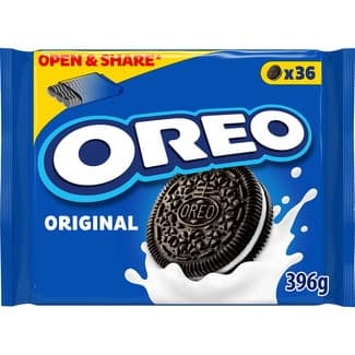 Galletas de chocolate rellenas de crema envases 396 g -