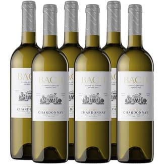 Vino blanco chardonnay DO Penedés caja 6 botellas 75 cl -