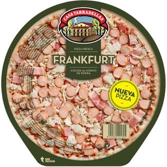 Pizza Frankfurt cocida al horno de piedra envase 420 g -