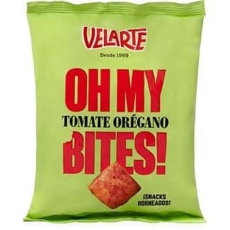 MediterranIum Bites snacks de pan sabor tomate y orégano con AOVE bolsa 80 g -