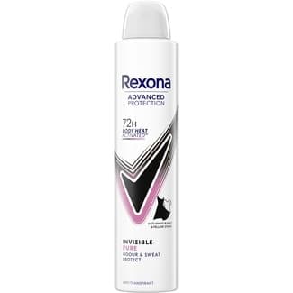 Desodorante Advanced Protection Invisible Pure antitranspirante 72 h spray 200 ml -