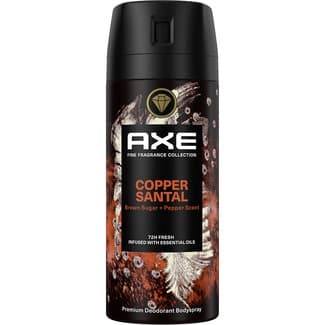 Desodorante bodyspray Copper Santal azúcar moreno + pimienta 72h spray 150 ml -