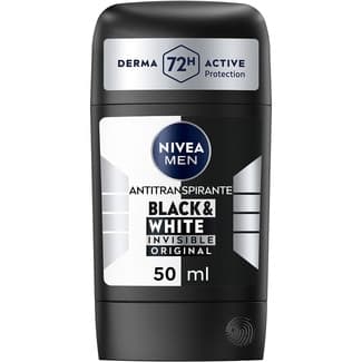 Desodorante Black and White en stick original 72 h active protection antitranspirante envase 50 ml -