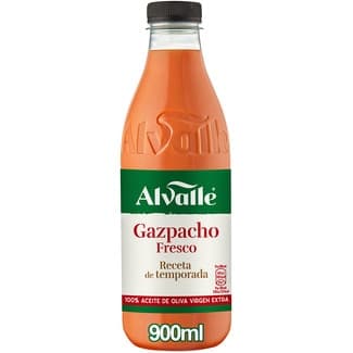 Gazpacho fresco receta de temporada 100% aceite de oliva virgen extra botella 900 ml -