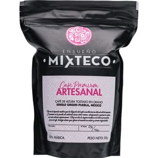 Café en grano expreso tostado 100% arábica de México paquete 500 g -