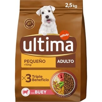 Mini Adult pienso para perros adultos minis con buey bolsa 2,5 kg -