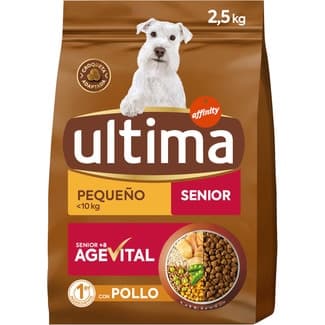 Mini Senior Agevital pienso para perros senior minis con pollo envase 2,5 kg -