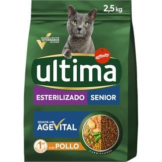 Esterilizado Senior pienso para gatos senior esterilizados con pollo bolsa 2,5 kg -