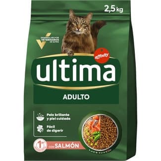Adult pienso para gatos adultos con salmón bolsa 2,5 kg -