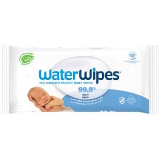 Toallitas húmedas infantiles 99.9% agua y una gota de extracto de fruta envase 60 unidades -