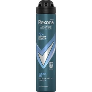 Desodorante Advance Protection Cobalt Dry antitranspirante 72h Body Heat Activate spray 200 ml -