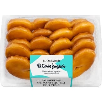 Palmeritas de yema 10 unidades bandeja 210 g -