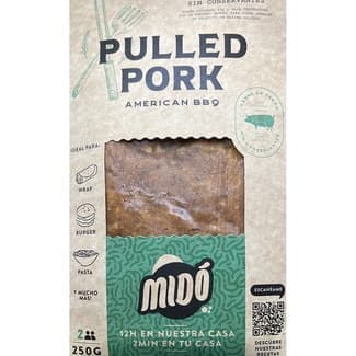 Pulled Pork American BBQ tierna carne de cerdo envase 250 g -