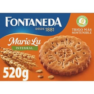Marie Lu galletas integrales con fibra y cereales caja 520 g -