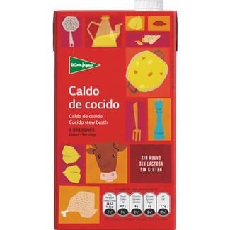 Caldo de cocido con aceite de oliva virgen extra sin gluten brik 1 l -