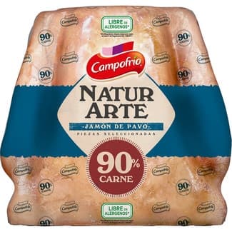 Naturarte jamón de pavo cocido -