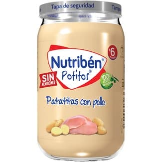 Potitos tarrito patatitas con pollo sin almidones desde 6 meses tarro 235 g -