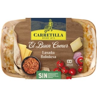 Lasaña boloñesa El Buen Comer envase 380 g -