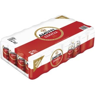 Cerveza rubia 100% Malta pack 28 latas 33 cl -