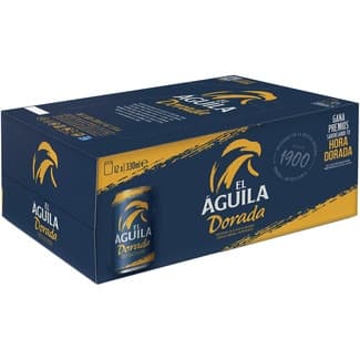 Cerveza rubia especial pack 12 latas 33 cl -
