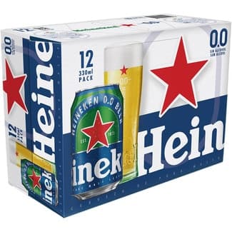 Cerveza rubia Lager holandesa sin alcohol pack 12 latas 33 cl -