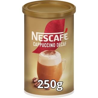 Cappuccino café soluble descafeinado frasco 250 g -