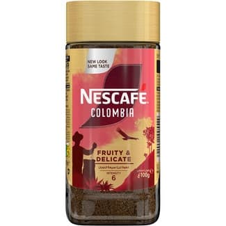 Café soluble delicado y afrutado Colombia intensidad 6 Colombia frasco 100 g -