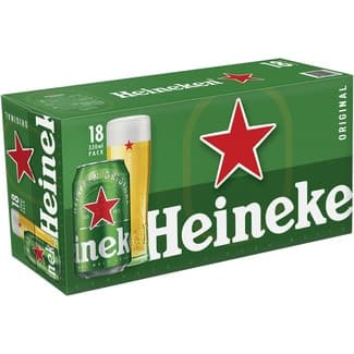 Cerveza rubia Lager holandesa pack 18 latas 33 cl -
