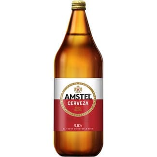 Cerveza rubia 100% Malta botella 1 l -