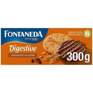 Digestive galletas con chocolate con leche estuche 300 g -