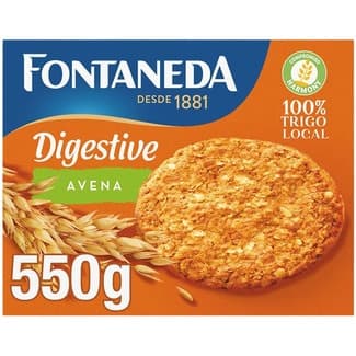 Digestive galletas de avena estuche 550 g -