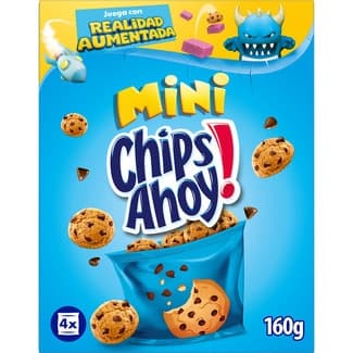 Mini galletas con pepitas de chocolate caja 160 g -