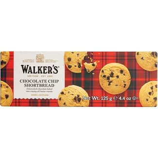 Shortbread galletas de mantequilla con chips de chocolate estuche 125 g -