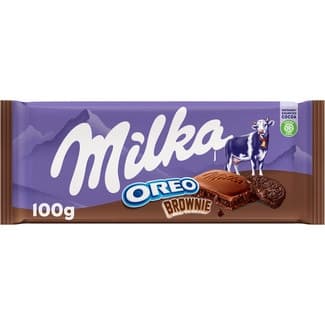 Oreo chocolate con leche galletas oreo y brownie tableta 100 g -