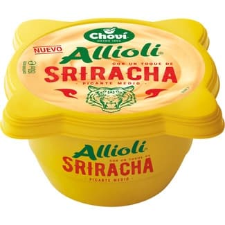 Salsa fresca alioli con un toque de siracha picante medio tarrina 150 ml -