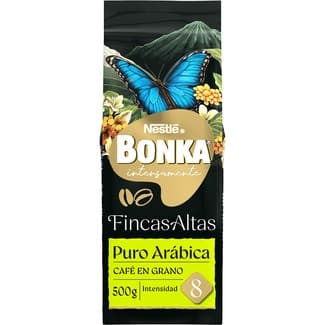 Café en grano puro arábica de intensidad 8 paquete 500 g -