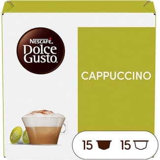 Café Cappuccino estuche 15 cápsulas de café + 15 cápsulas de leche -